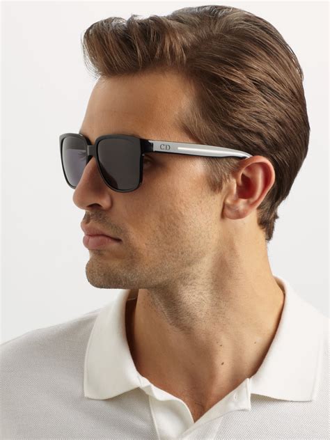 dior mens black tie sunglasses|black christian dior sunglasses.